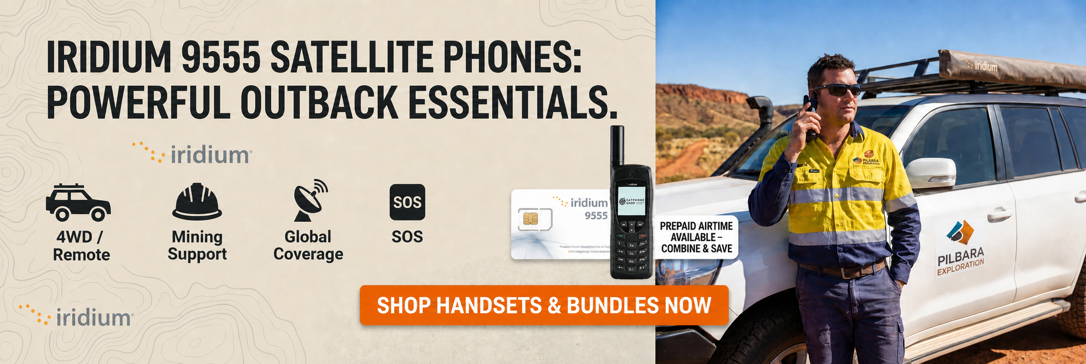 Iridium 9555 Prepaid airtime available
