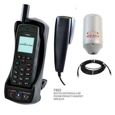 Iridium 9555 PotsDOCK mast antenna bundle