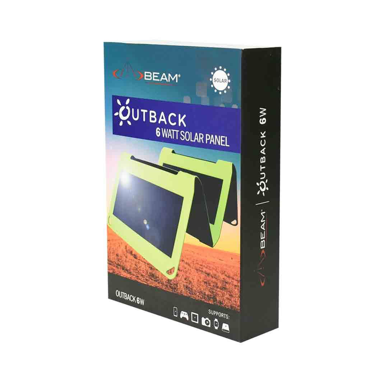 BEAM Outback 6W Solar Panel Packaging