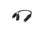 MC4 to 12V vehicle solar power cable 500mm with auto plug connector
