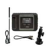 Iridium GO satellite communicator with vehicle whip antenna bundle