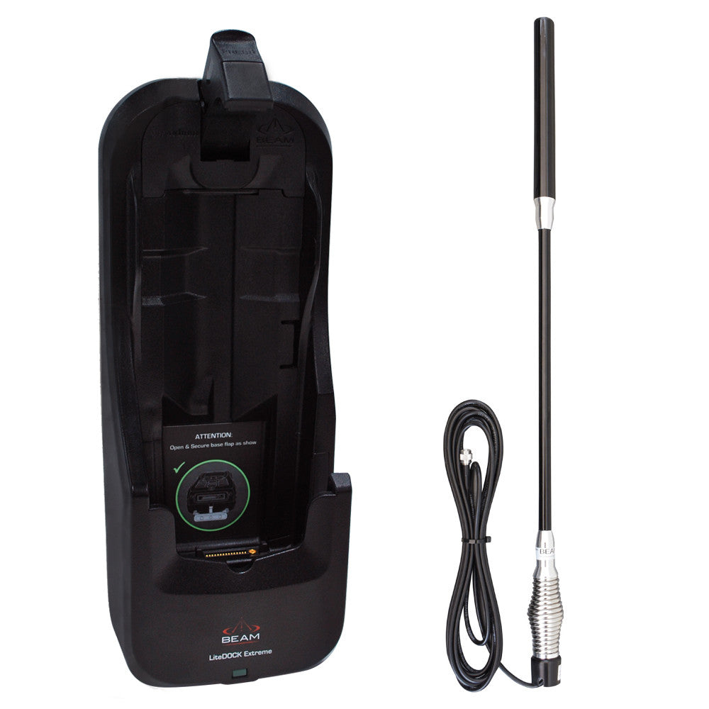 Beam Extreme 9575 LiteDOCK whip antenna bundle vehicle setup
