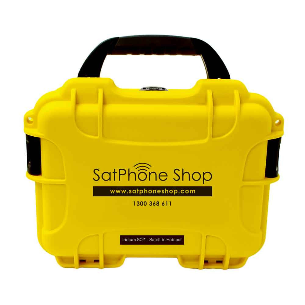 Iridium GO! hard carry case yellow SatPhone Shop