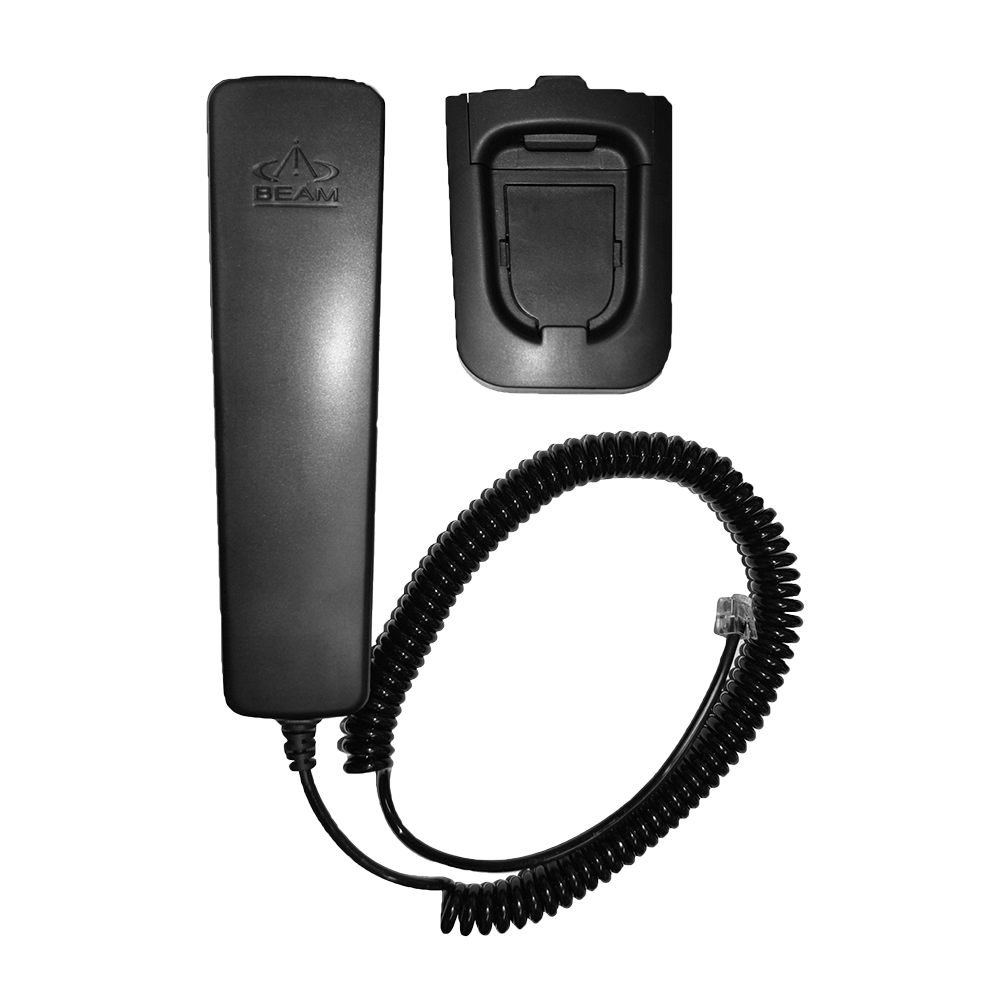 Beam Inmarsat privacy handset with cradle