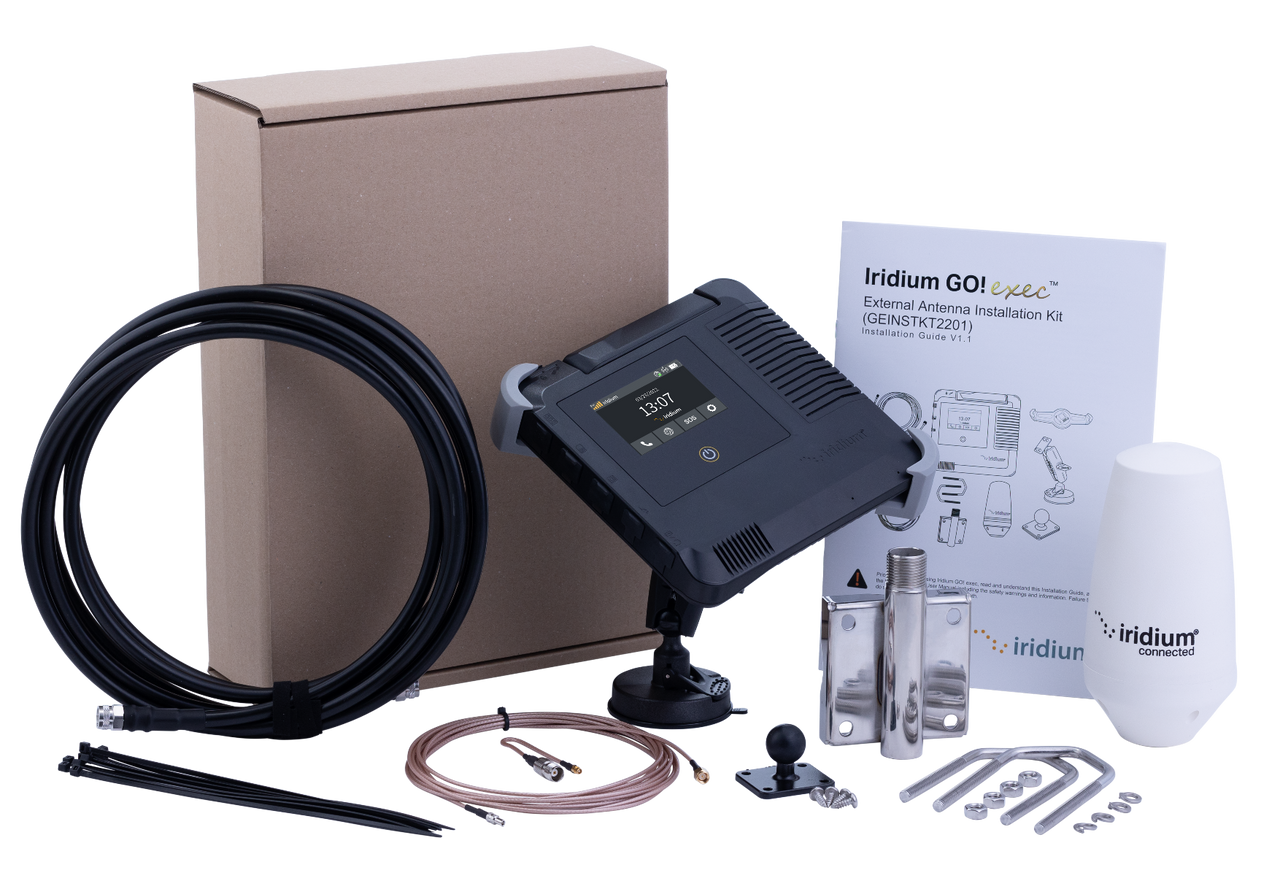 Iridium GO! exec premium dual mode antenna kit